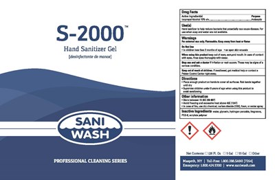 Sani Wash Gel 70 Flex Size (Sw  Handsanitizer Gel Print)